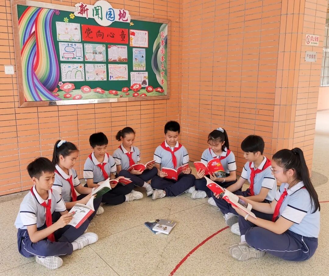 悦读党史故事 传承红色基因 ——张艳萍老师为旧部前小学少先队员讲授有趣的党史课