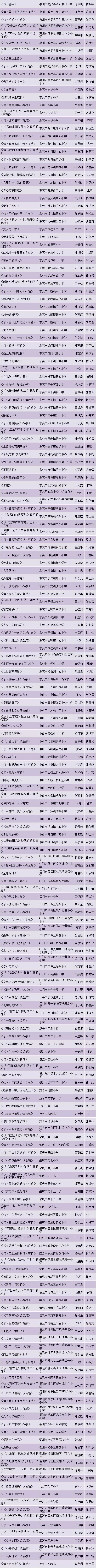 第十二届广东省中小学“暑假读一本好书”活动获奖名单公布啦！